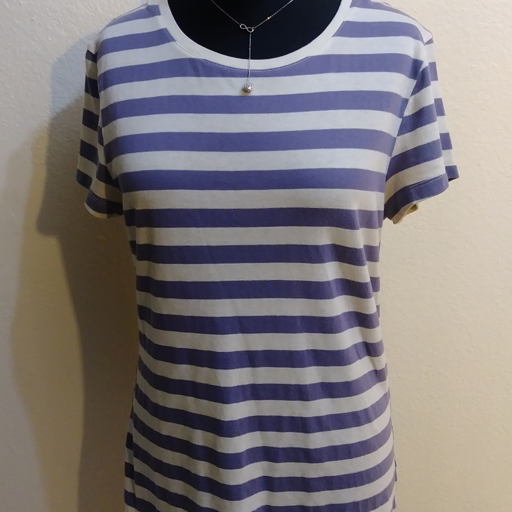 Victoria's Secret Striped Tee L